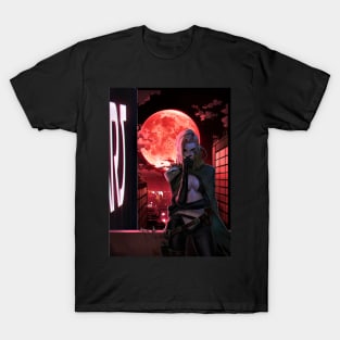 Cyberpunk Blood Moon T-Shirt